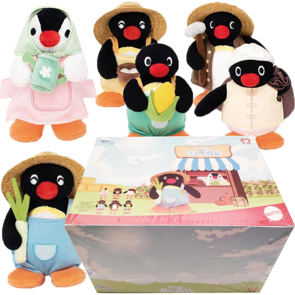 

Original Pingu Cute Cartoon Animated Protagonist High Quality Happy Farm Series Pendant Blind Box Fans Fun Peripheral Toy Gifts