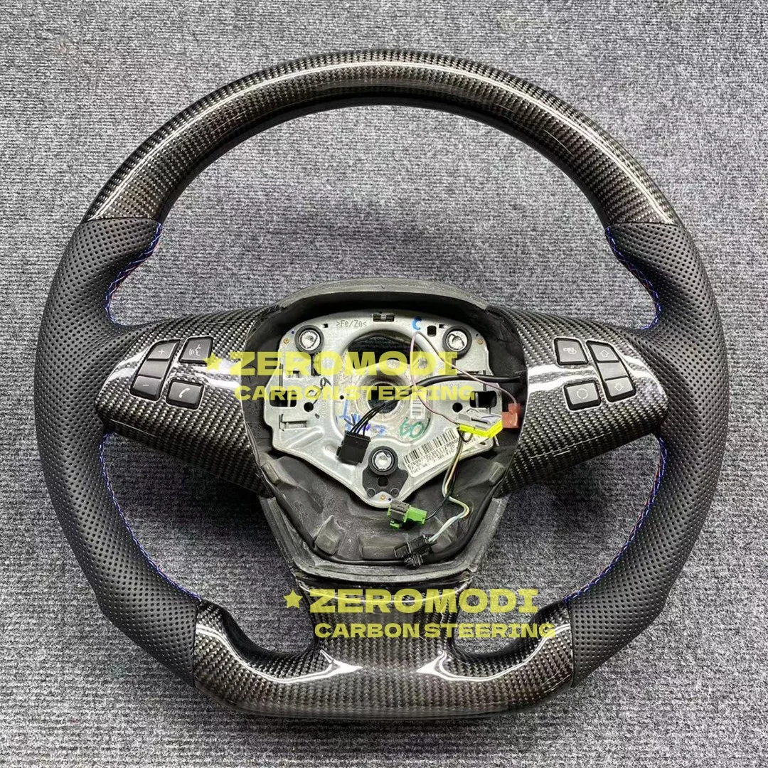 

Real Carbon Fiber Steering Wheel Fit For BMW X5 M X3 X6 E70 E71 E72 2007-2013