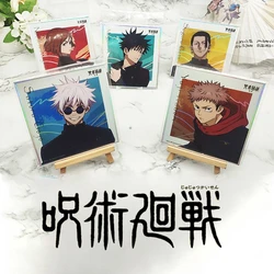 Jujutsu Kaisen Satoru Gojo Getou Suguru Laser Card Animation Peripherals Cartoon Photos Cool Desktop Ornaments Collection Gifts