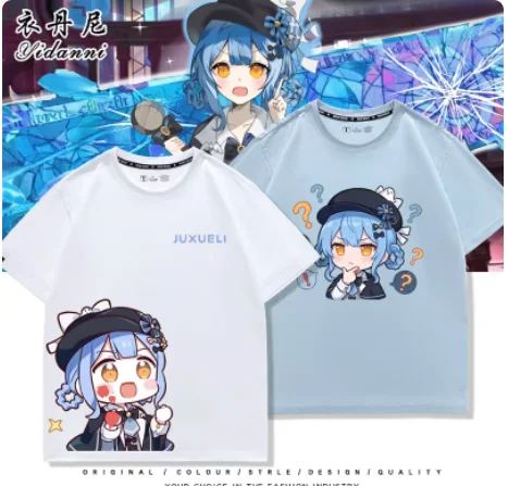 

Anime Magical Girl Witch Trial Sleeve T-shirt Summer Cosplay Costume Casual Student Loose Tops New YDN