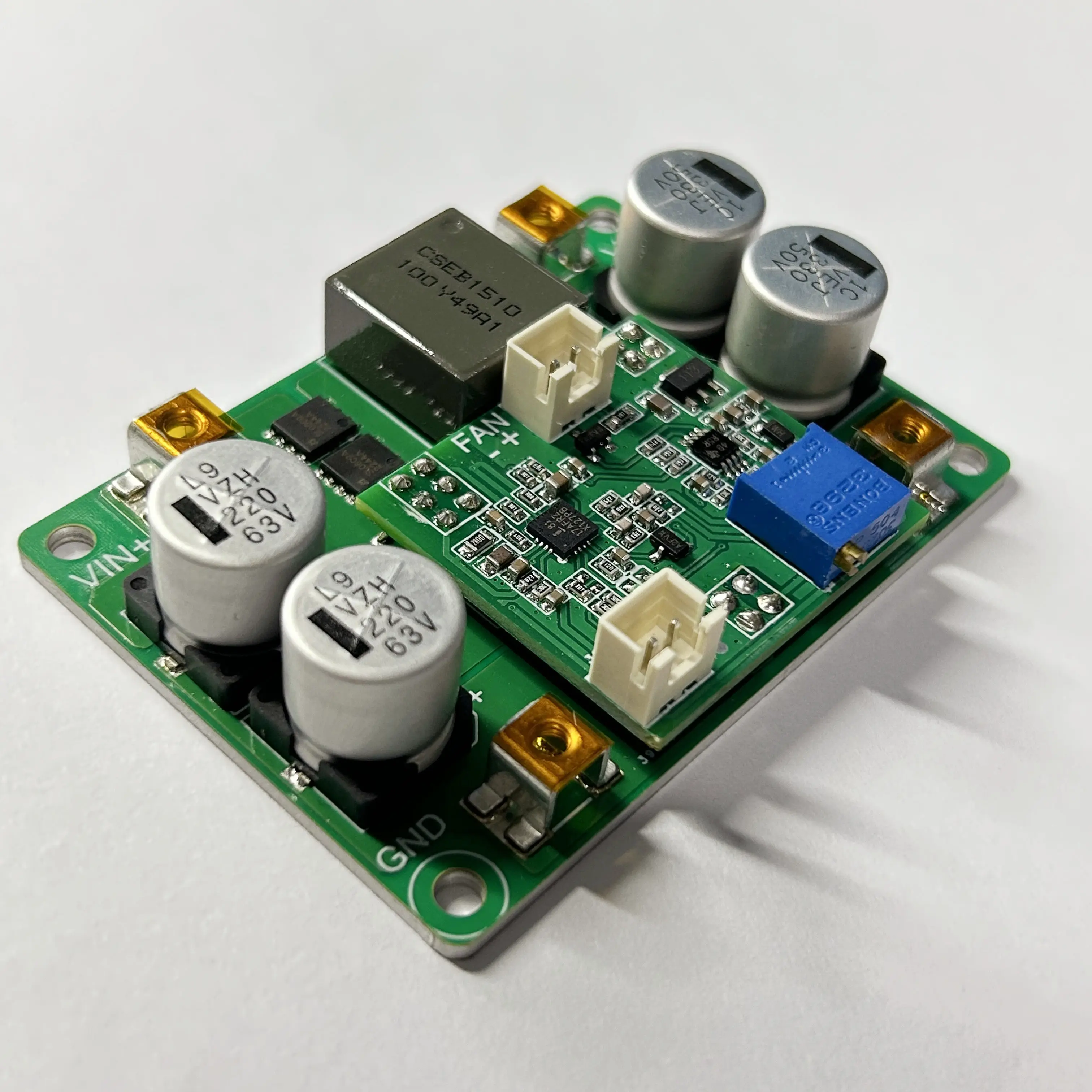 DC-DC Step-down Power Supply, Adjustable Power Module, High Efficiency, Input 55V, Output 5-48V/15A/350W+