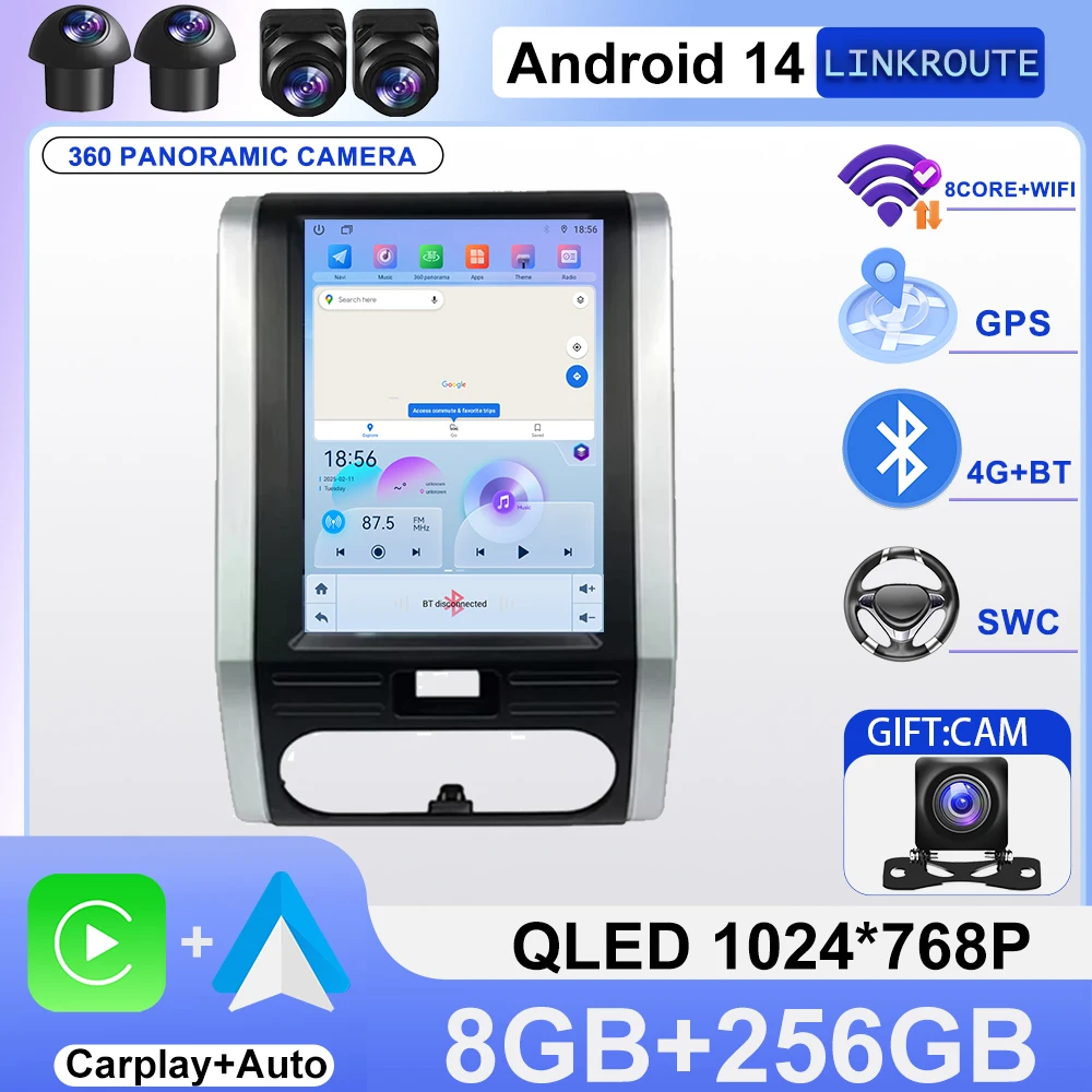 9,7 pulgadas Android 14 para Nissan x-trail X Trail 2 T31 MX6 2007 - 2015 Android Radio de coche Multimedia reproductor de vídeo automático navegación