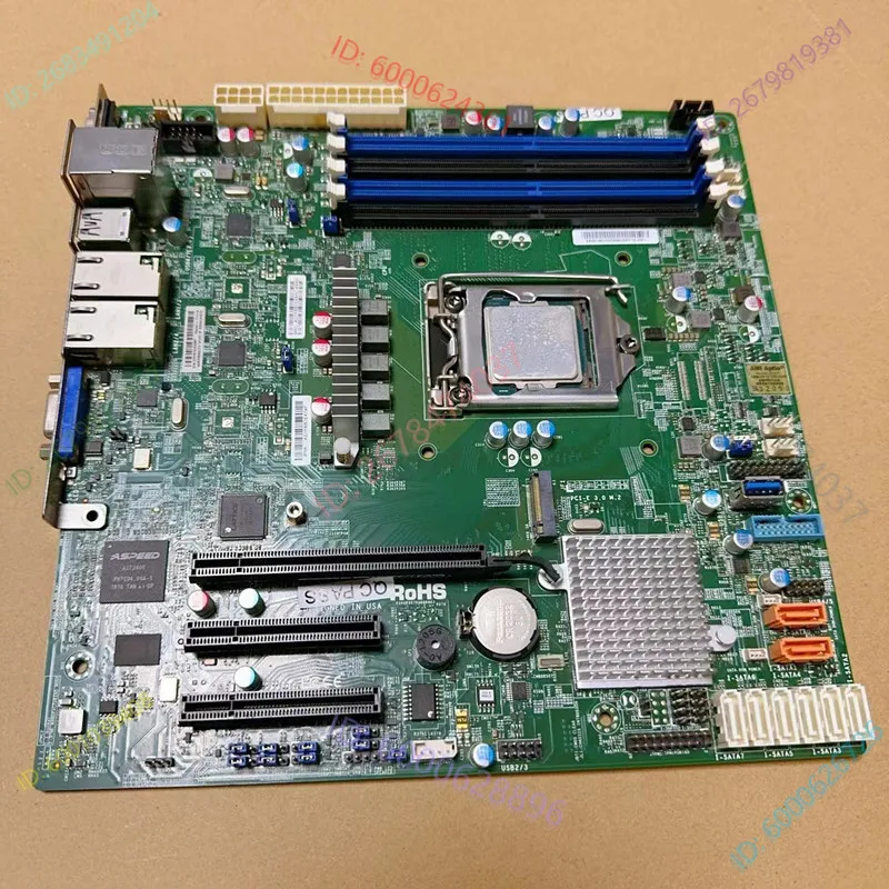 X11SSH-F workstation server main board Core 6th 7th generation E3-1200 V5 V6 remote management