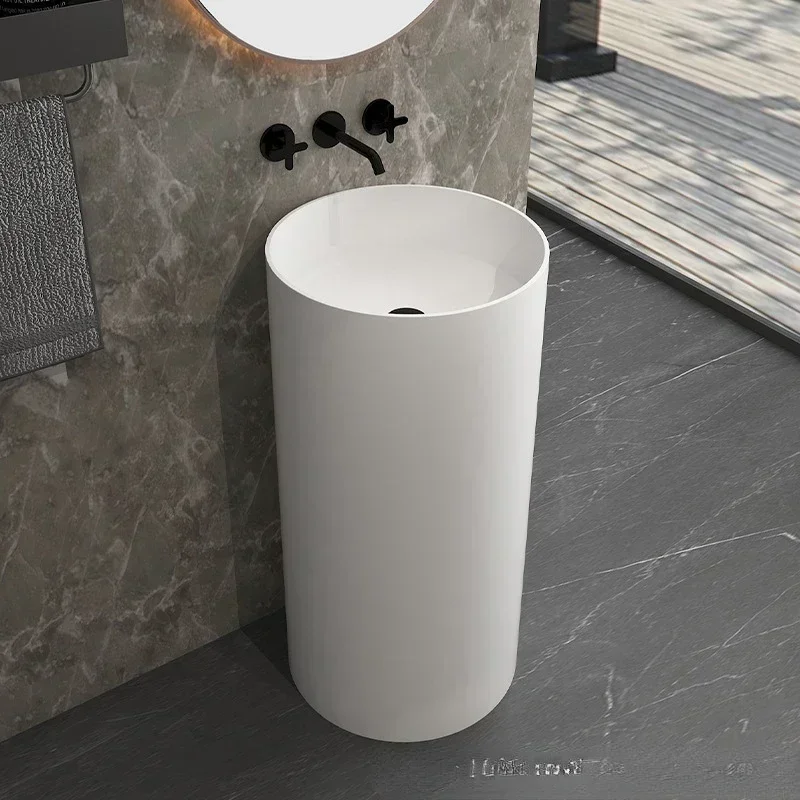 TAO Column basin, washbasin, artificial stone floor, integrated home hotel, engineering homestay, toilet, column basin