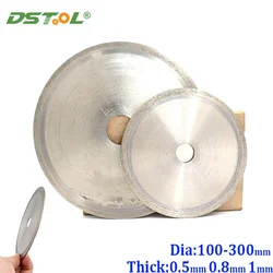 Ultra-thin Diamond Circular Saw Blade Dia 100-300mm Inner hole Cutting Arbor Disc For Agate Glass Gem Stone Slit THK 0.5 0.8 1mm