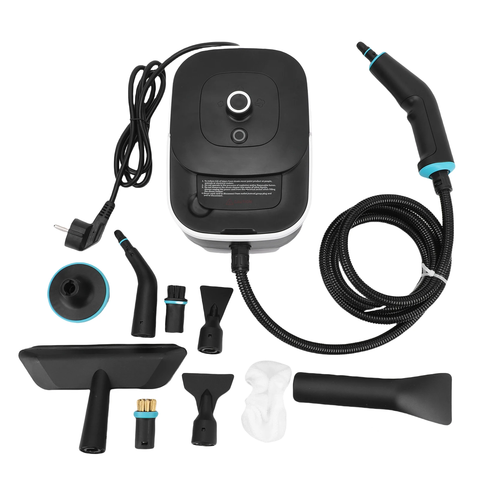 Nettoyeur à vapeur Portable 6 niveaux 4Bar haute pression 1250ML Machine de nettoyage à vapeur haute température 2500W polyvalent pour sol