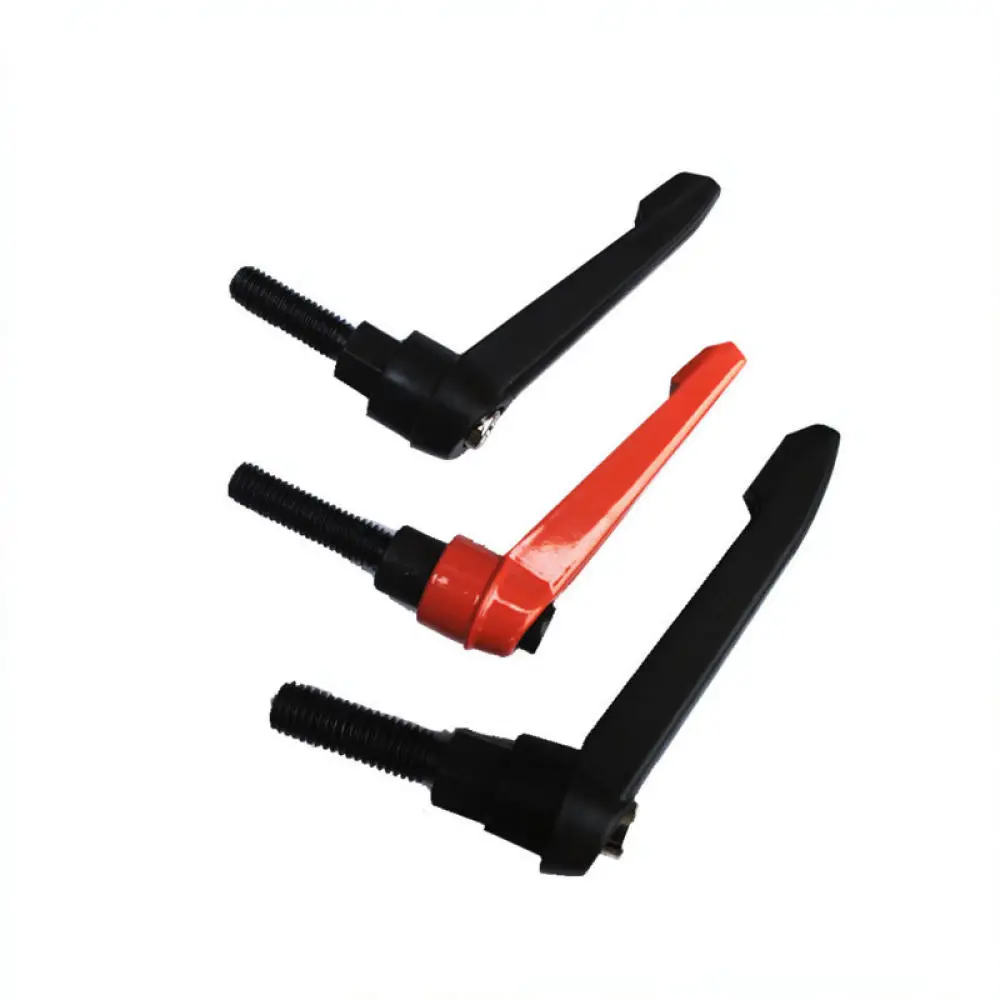 Adjustable Handle Zinc Alloy Lever Tightening Knob For Industrial Machinery Equipment Parts Rotating Ratchet Clamp Hardware