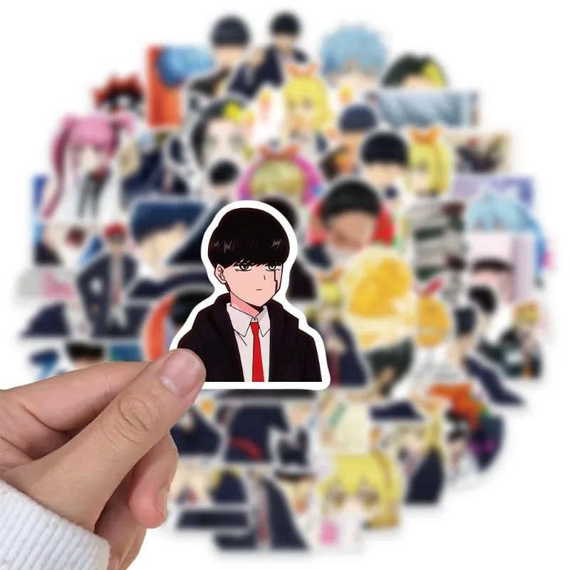 50/30/10PCS Mashle Fen Amz Popular Anime 2D Peripheral Decoration Mobile Phone Case Suitcase Personalized Waterproof Sticker