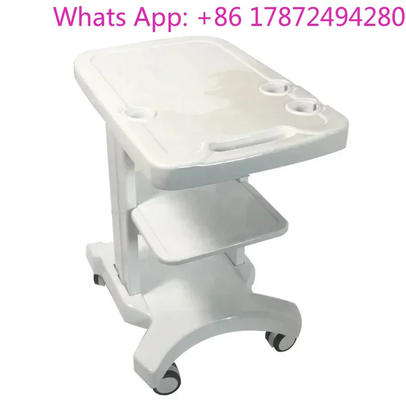 Rolling Trolley Cart, Mobile Scanner Holder for Color Doppler Equipment
