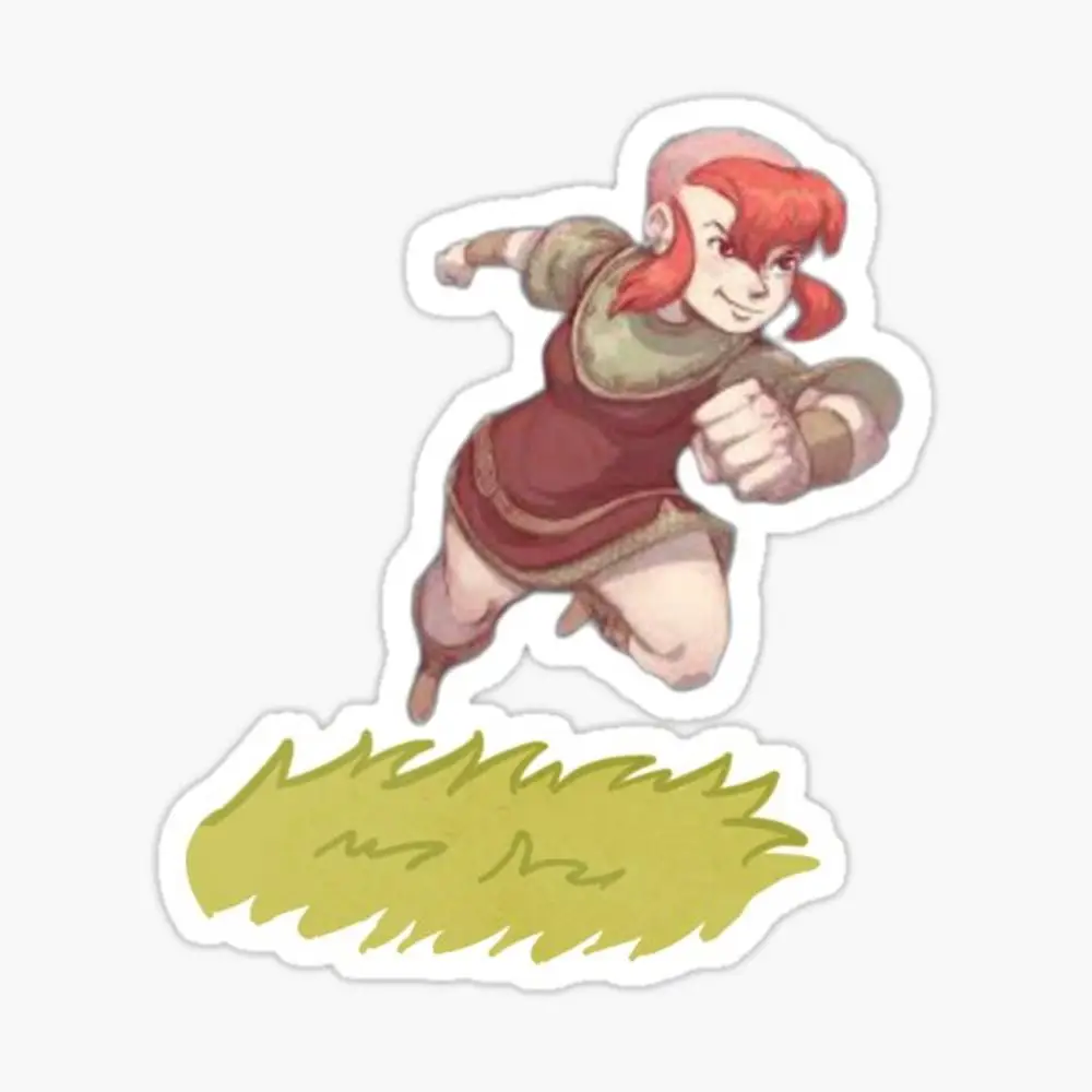 Nimona Sticker Sticker Voor Laptop Decor Slaapkamer Auto Schattige Cartoon Kunst Modieuze Openbare Koffer