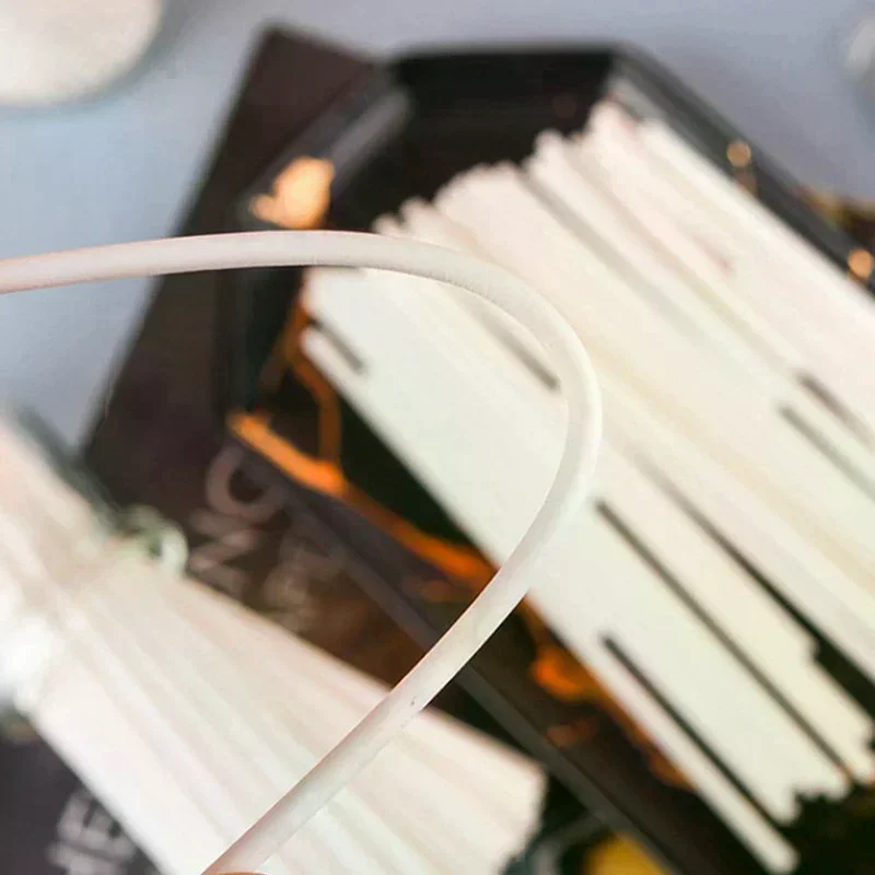 100 Pcs Plastic Lollipop Sticks Hollow Core White For Party Dining Chocolate Sugar Candy Lollipop Sucker Sticks Cake  Stick