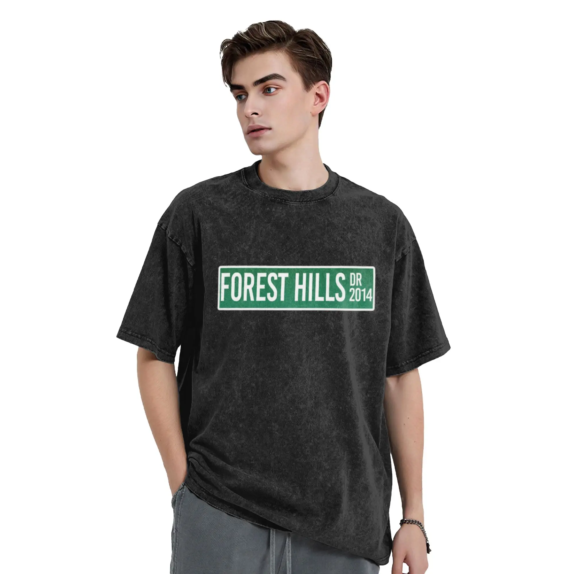 J  Cole Forest Hills Drive Cole World Rap Classic Trendy A T-Shirt Oversized Short Sleeve Men's Women's Cotton Tees Tops