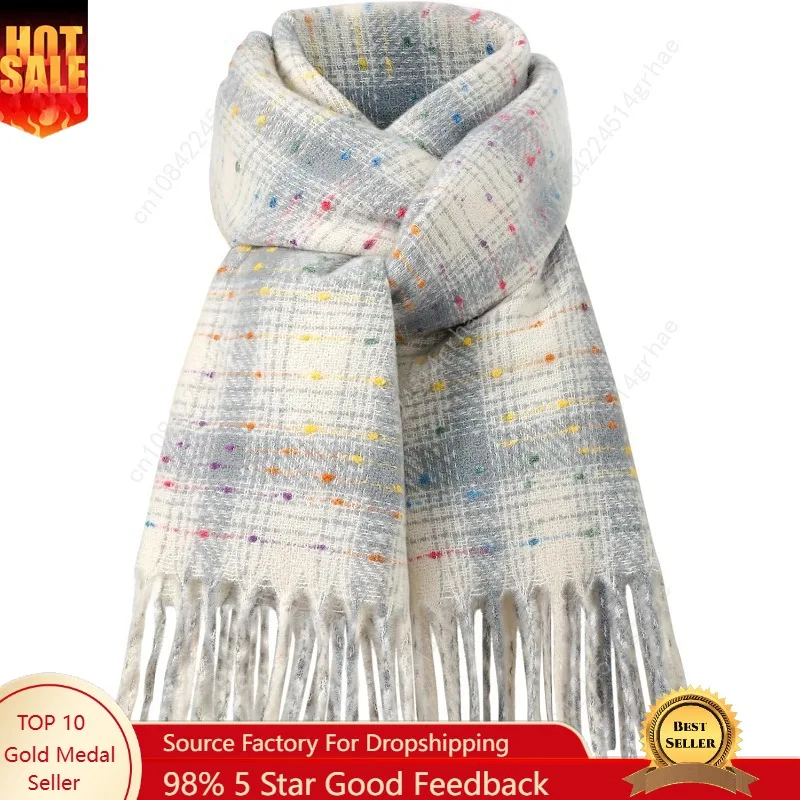

Scarf for Women - Premium Blanket Scarf for Women Winter, Cozy Fashion Scarves Winter Accessory 78.7"x24.8"