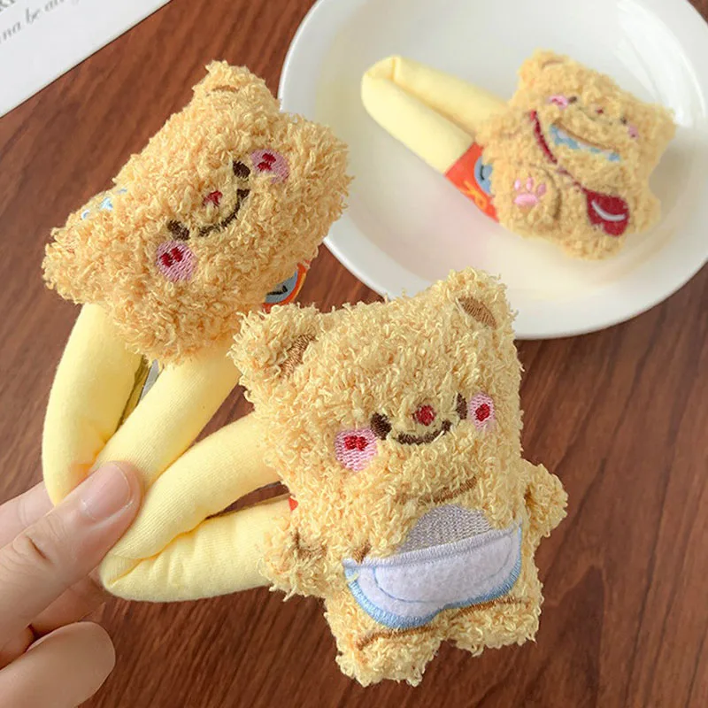 

Mini cute buttery bear hairpin, small hairpin for messy hair, headband accessory, hair clip, new style for autumn and winter, si
