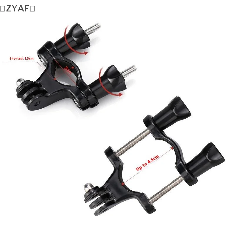 maveraYAF guiador bici supporto per bicicletta per morsetto reggisella per biciclette viti metalliche braccio perno regolabile accessori per fotocamera sportiva