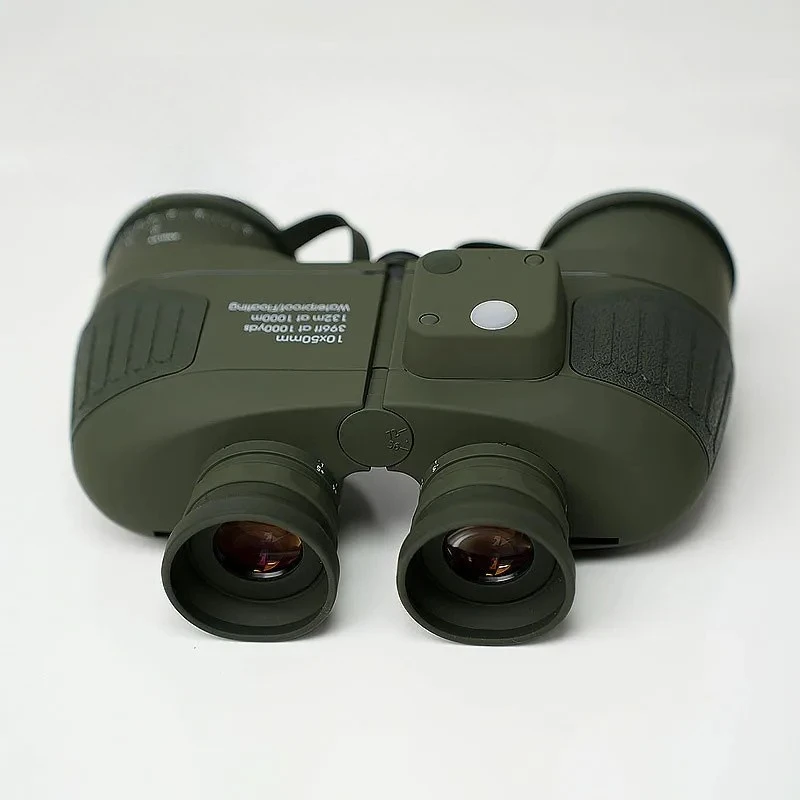 10x50 Binocular LED Compass IR Rangefinder Waterproof for Boating