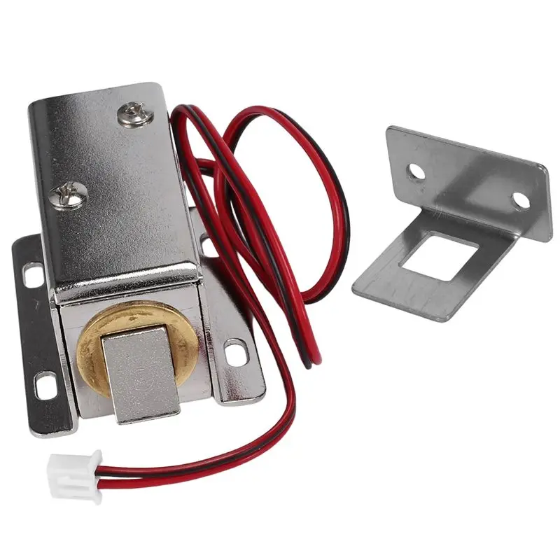 

FEDI-Mini Electromagnetic Lock DC 12V Electric Bolt Lock Small Electric Control Cabinet Door Lock