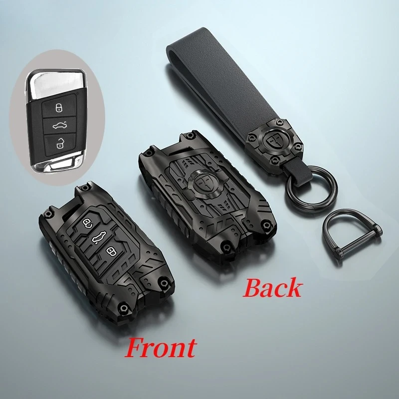 

Чехол для ключей из сплава для Volkswagen PASSAT B8 Skoda Kodiaq Superb A7 2016 2017 2018 2019 2020, держатель для ключей без ключа