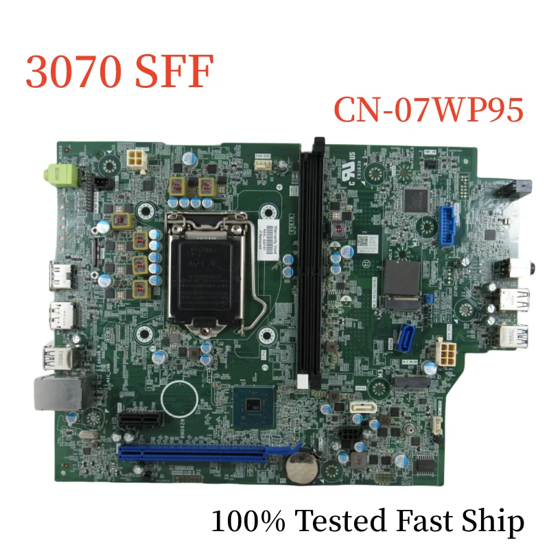 

CN-07WP95 для Dell Optiplex 3070 материнская плата формата SFF 07WP95 7WP95 LGA1151 DDR4 материнская плата 100% протестирована Быстрая доставка