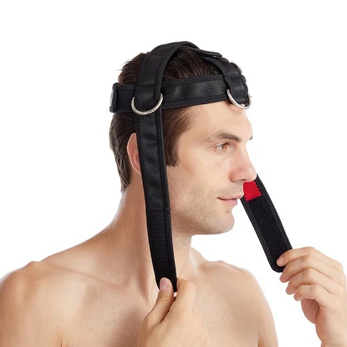 Imagen 2 del producto Ejercitador de cuello para entrenamiento de peso, equipo de entrenamiento de cuello, arnés para la cabeza para aumentar la fuerza del cuello y mejorar en general