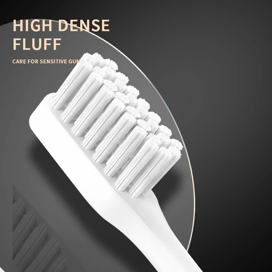 جيان العلامة التجارية الكبار أبيض وأسود كلاسيكي فرشاة أسنان صوتية الكبار 5-Speed وضع USB شحن Ipx7 مقاوم للماء سونيك الكهربائية Toothbr