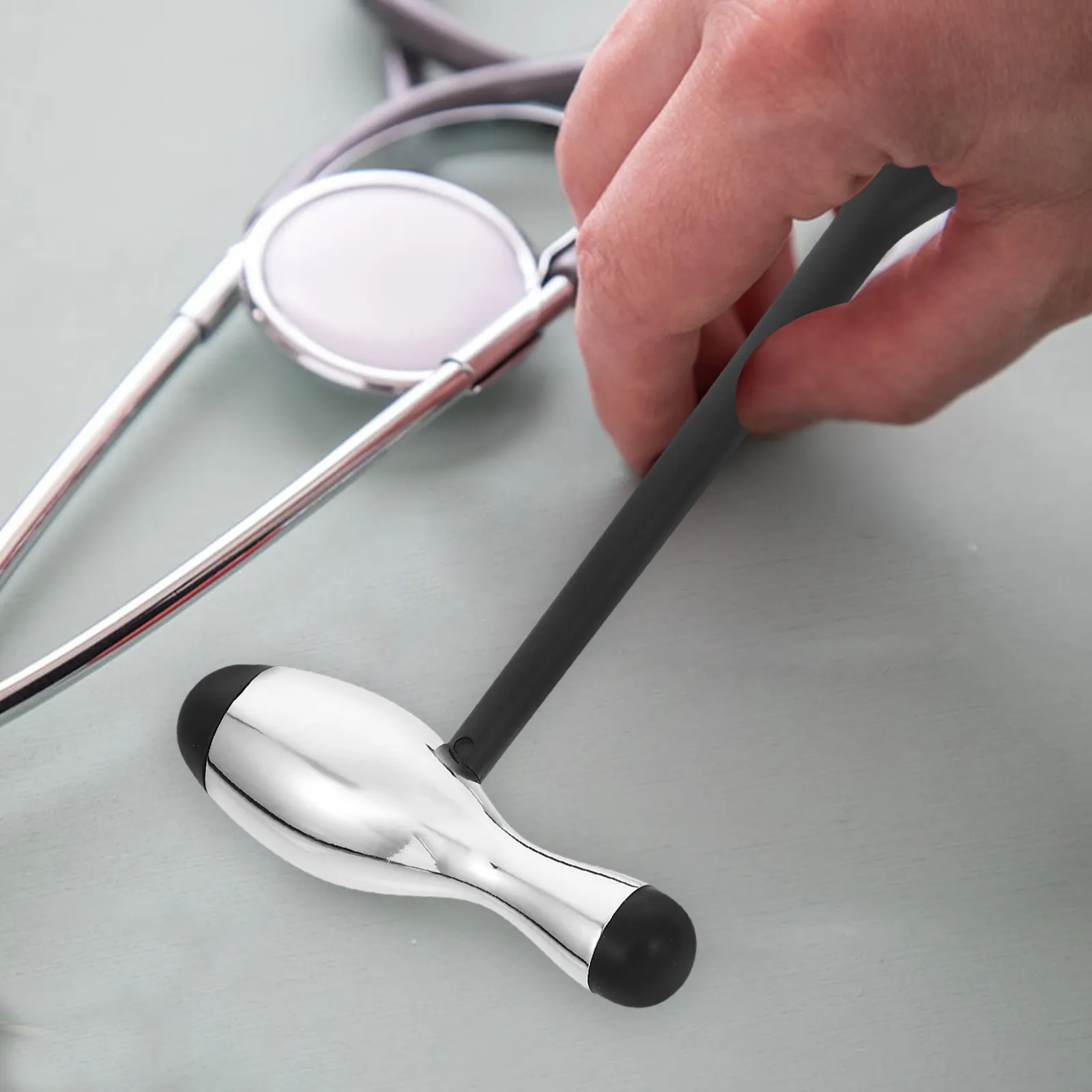 Buck Neurological Reflex Hammer Mini Percussion Tool for Deep Tendon Testing Neurological Diagnosis Home Use