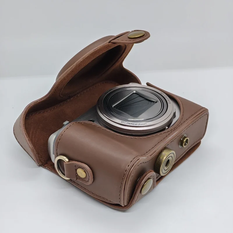 PU Leather Camera case bag for Sony Cyber-shot DSC-HX50 HX50V HX60 HX30