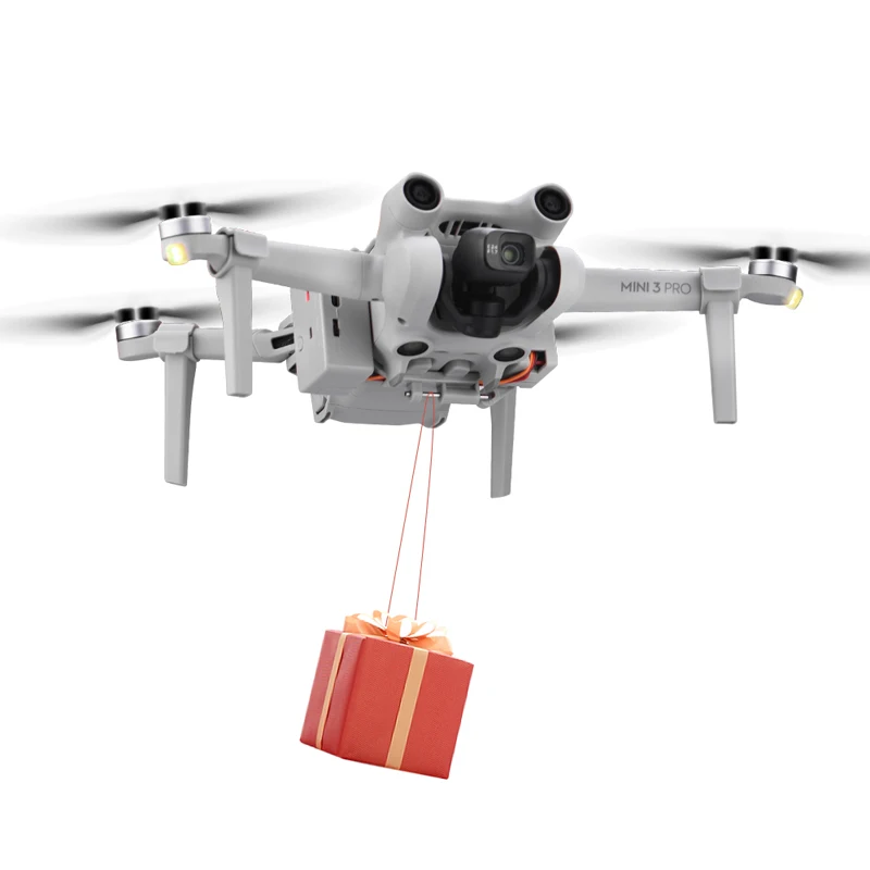 

Airdrop System for DJI Mini 3 Pro Drone Wedding Proposal Delivery Device Dispenser Thrower Air Dropping Transport Gifts