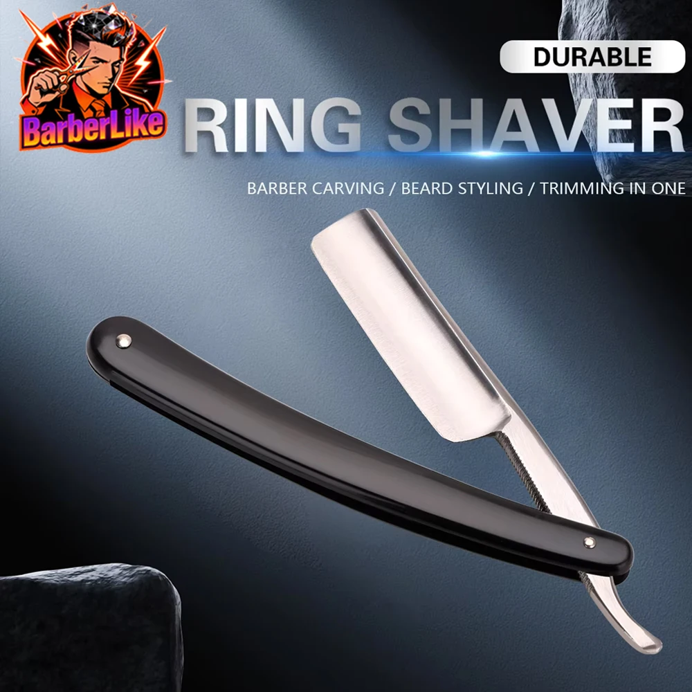 

Barbershop Folding Straight Razor Shaving Classic Manual Barber Razors Knife Stainless Steel