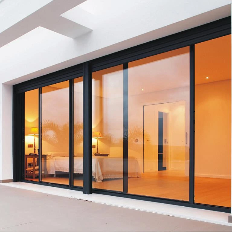 Sliding Door Aluminum Framed Door Security Door