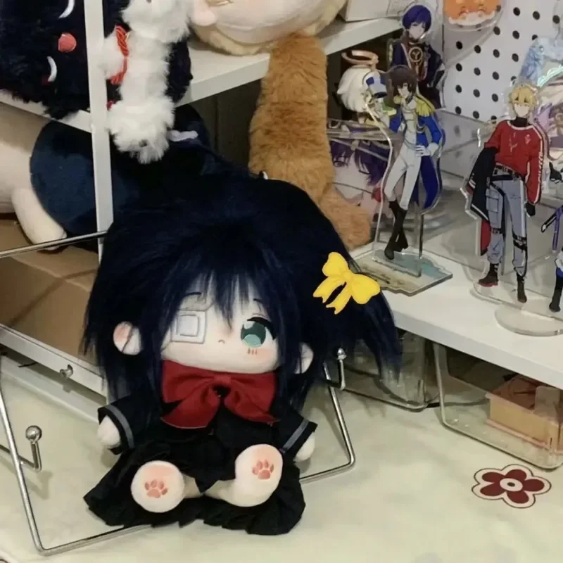 

Stuffed 20cm Anime Chuunibyo Demo Koi Ga Shitai! Takanashi Rikka Cosplay Plush With Skeleton Doll Toys for Kids Gift