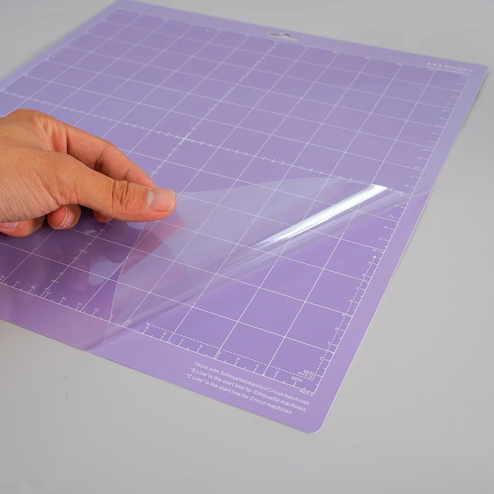 12x12 Vinyl Cutting Mat for Silhouette Cameo 4/3/2/1, Adhesive Non-Slip Cut Mat for Crafts, Quilting, Sewing, Scrapbooking view 3