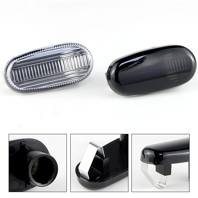 2PCS Only Shell No Bulbs Side Marker Light Shells For Fiat Bravo 2007-2016 For Alfa Romeo 147 2000-2004 GT 2003-2010 MiTo 2008-