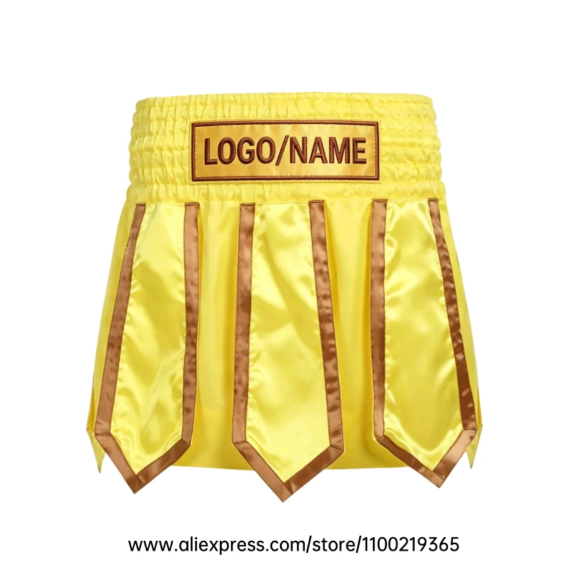 Custom Muay Thai Shorts Gladiator Purple Pink Boxing Kickboxing Trunks for Martial Arts Thaiboxing Training Competition Match