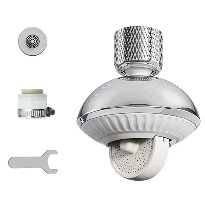 

【LAST CHANCE】Anti-Splash 360° Rotatable Mini UFO-Shaped Faucet Head Replacement Wide Rinse Area Kitchen Sink Faucet Aerator