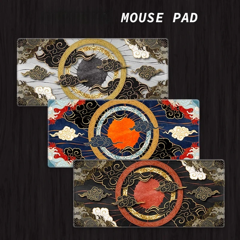 

Amaterasu Xiangyun Anti-Slip Mouse Pad Extra Large Chinese Style Men's Office Keyboard Table Pads Computer Laptop PC Accessories