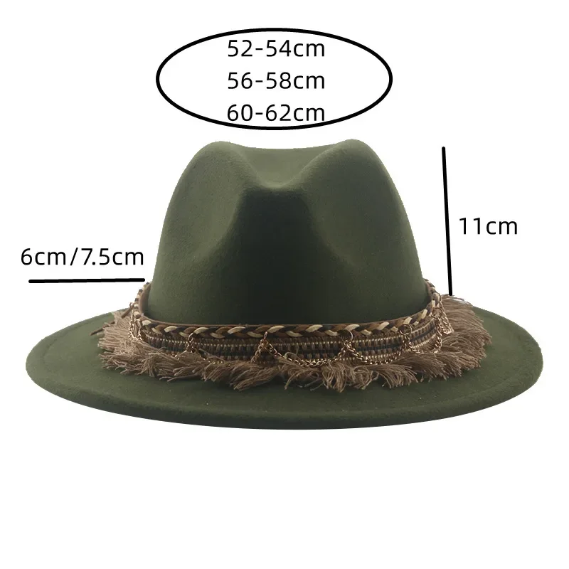 Cowboy Hats Hat Fedora Hat Felted Man Hat Hats for Women Western Cowboy Panama Vintage Casual Luxury Men Hat Sombrero Hombre New