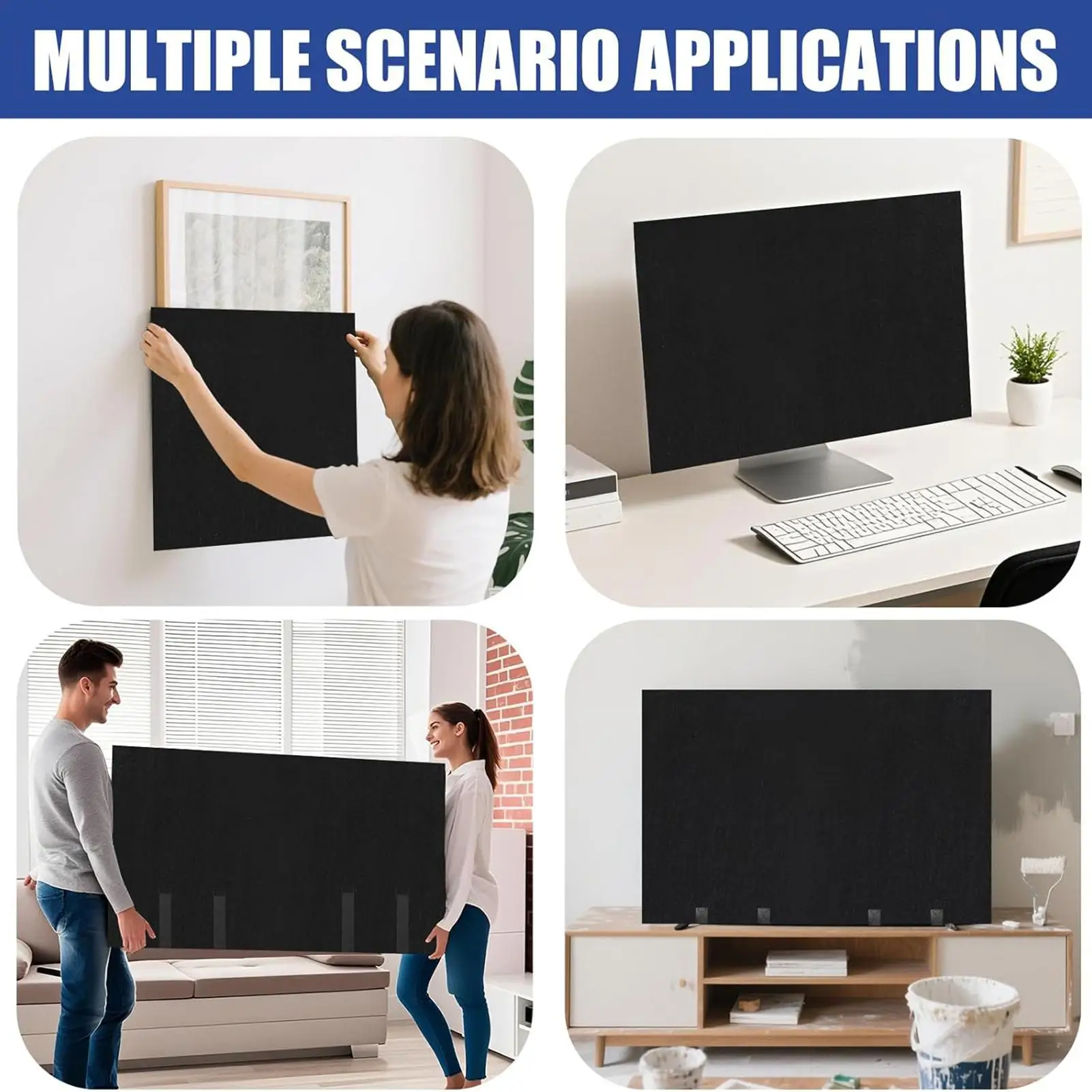 

TV Dust Cover Anti-Scratch Wear-Resistant Dust-Proof Television Dust Cover Screen Protector For Apartment Dorm Hotel Farmhouse