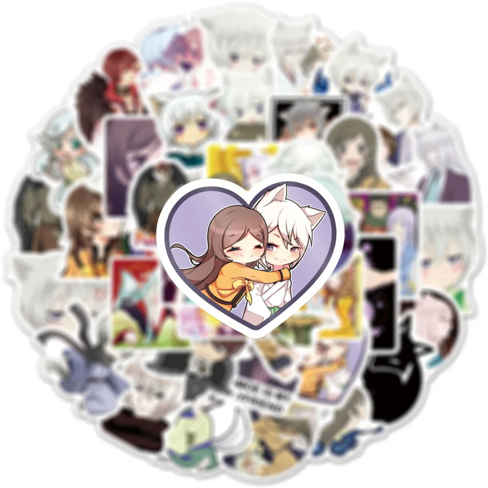 50-Pack Kamisama Love Anime Manga Stickers Gift Graffiti Diy Diary Skateboard Laptop Ipad Waterproof Stickers