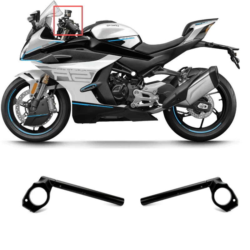 FOR CFMOTO L&R Handlebar Control Bar 450SR 450SRS CF400-6 CF400-9 SR450 Handlebar Tube Motorcycle Accessories Original Parts