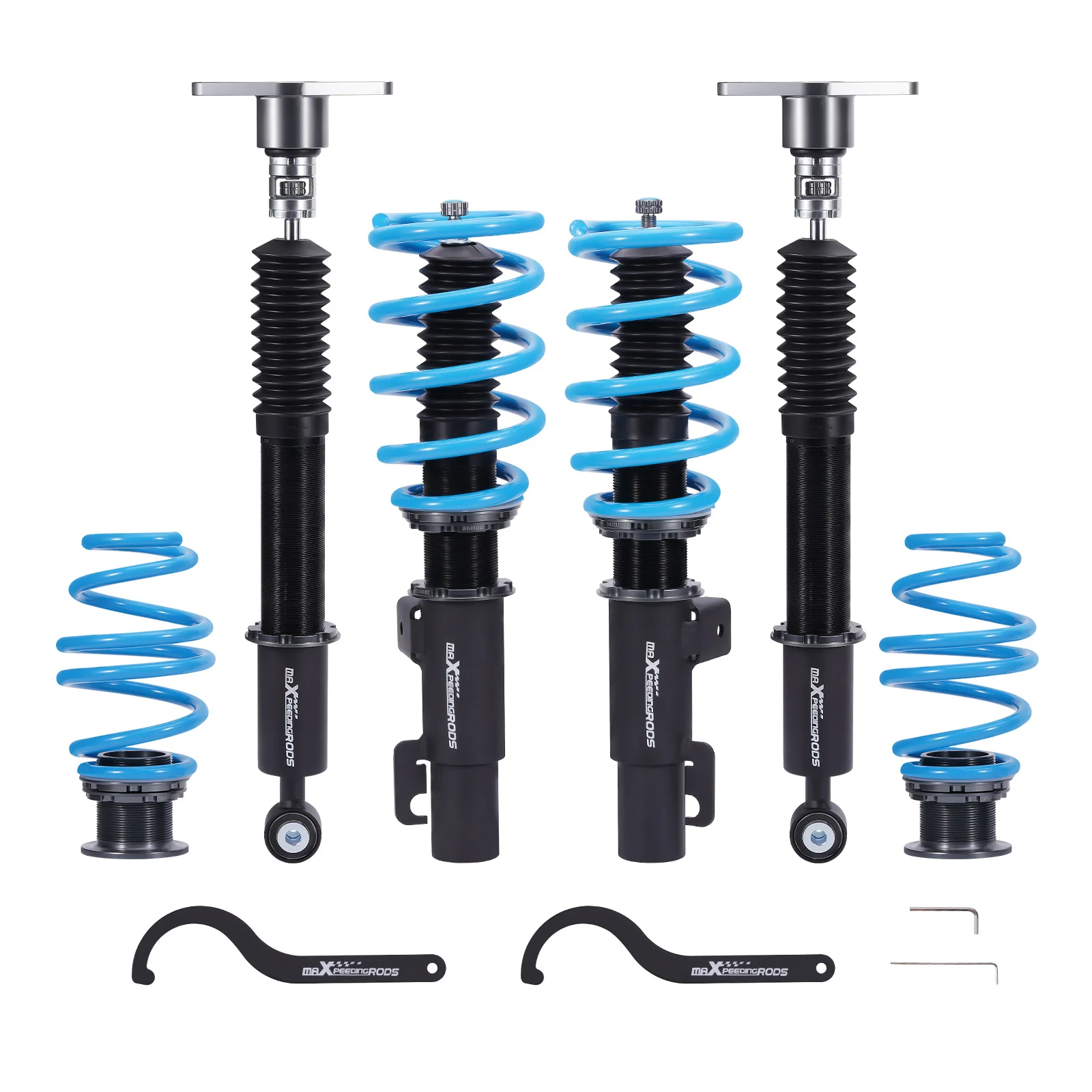 MaXpeedingrods 24 Way Damper Coilovers Shocks Lowering Kit for Mazda 3 Fastback BPFP 2019-
