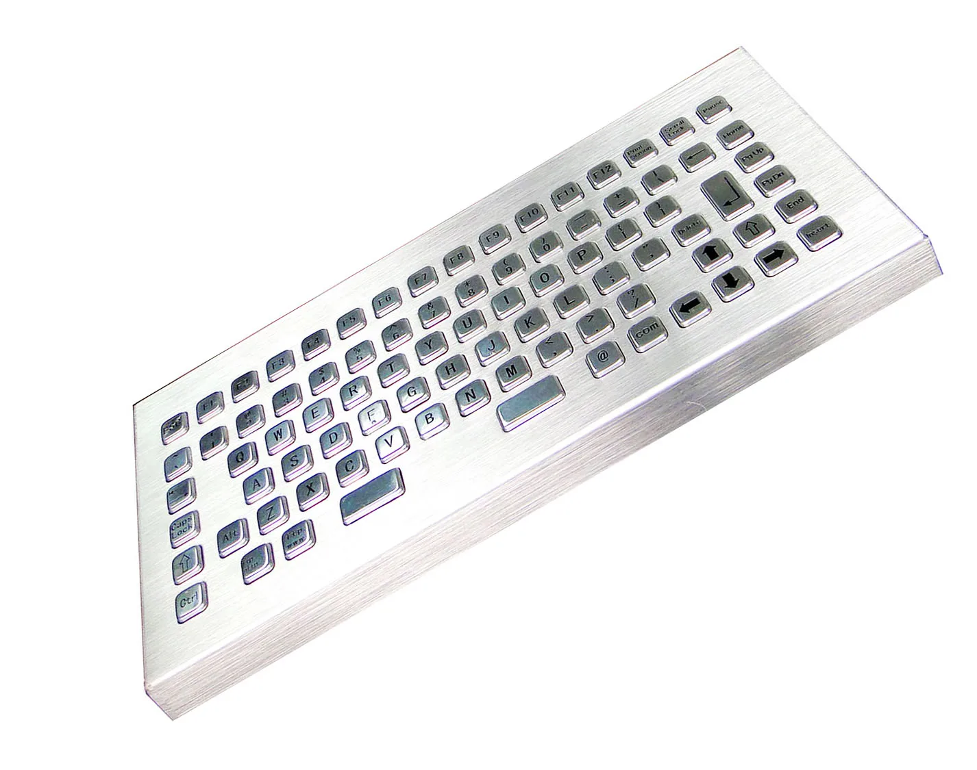 IP65 Desktop Rugged Stainless Steel Metal Keyboard with Function Keys