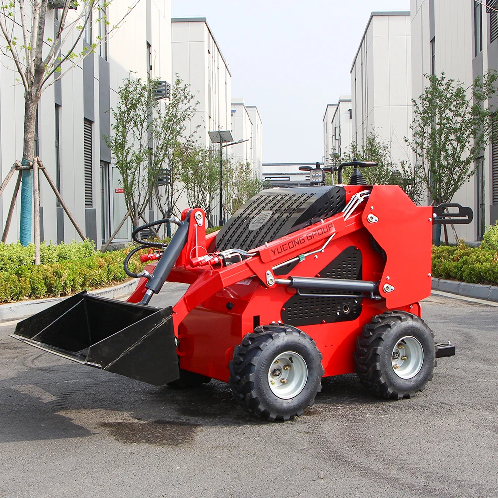 YG-S460 مصنع تخصيص جرافة انزلاقية التوجيه تسليم سريع الرافعات الهيدروليكية انزلاقية التوجيه رخيصة الثمن لودر عجلات صغير للبيع