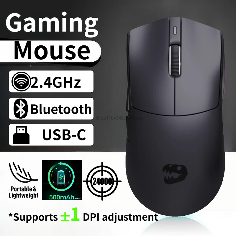 Ergonomic Wireless Gaming Mouse Setup Wired Mouse Mini Pc Laptop Gaming Accessorie for Office Table Performance Close To Paw3395