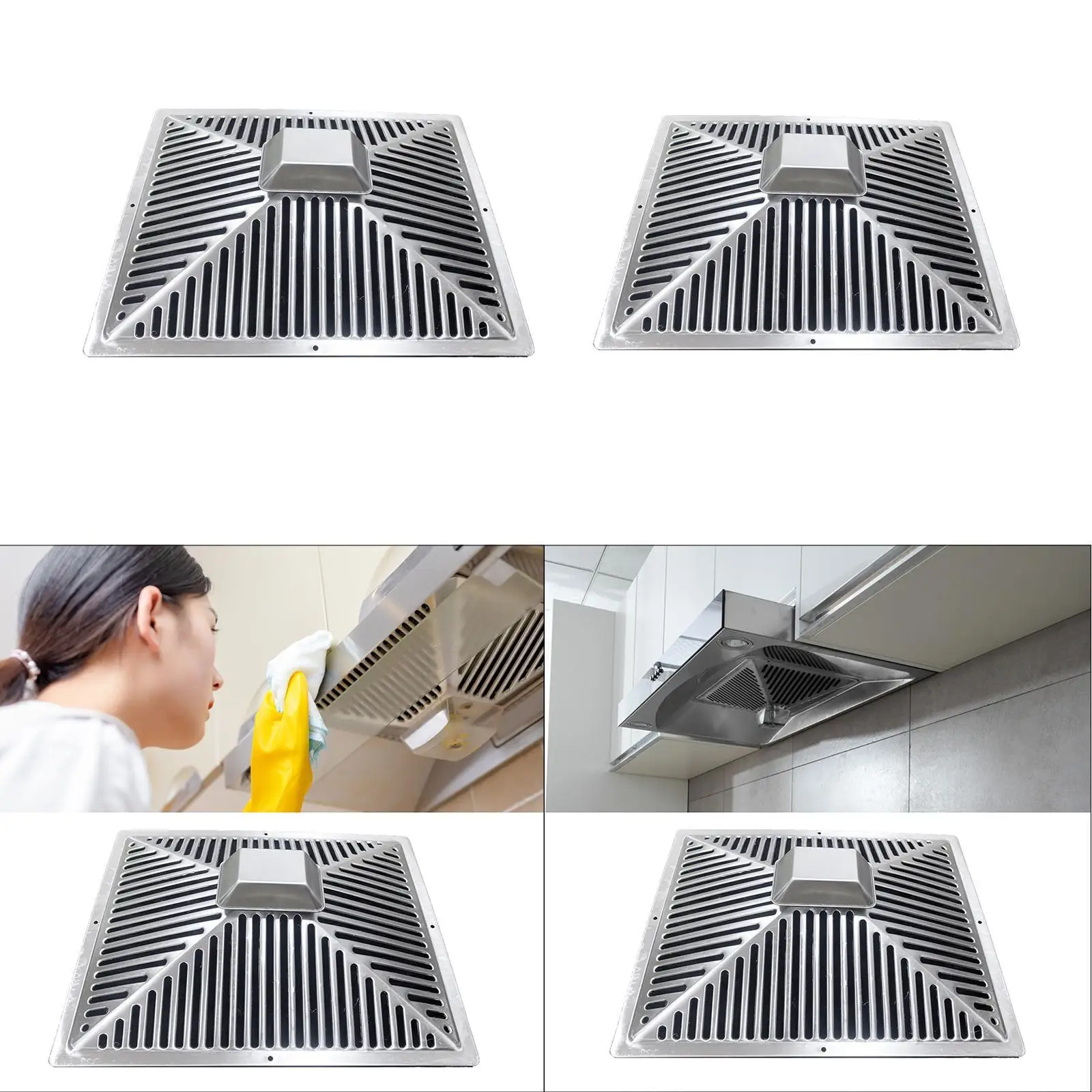 شفاط المطبخ تنفيس مرشح مرشحات شبكية خارجية سهلة التركيب جزء مرشحات شبكية غطاء شفاط المطبخ ملحق لمطعم المنزل