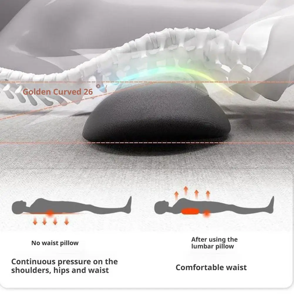 وسادة قطنية 3 في 1 لحماية الخصر، وسادة استرخاء للتدليك الكهربائي، وسادة دعم الخصر مصممة هندسيًا #5
