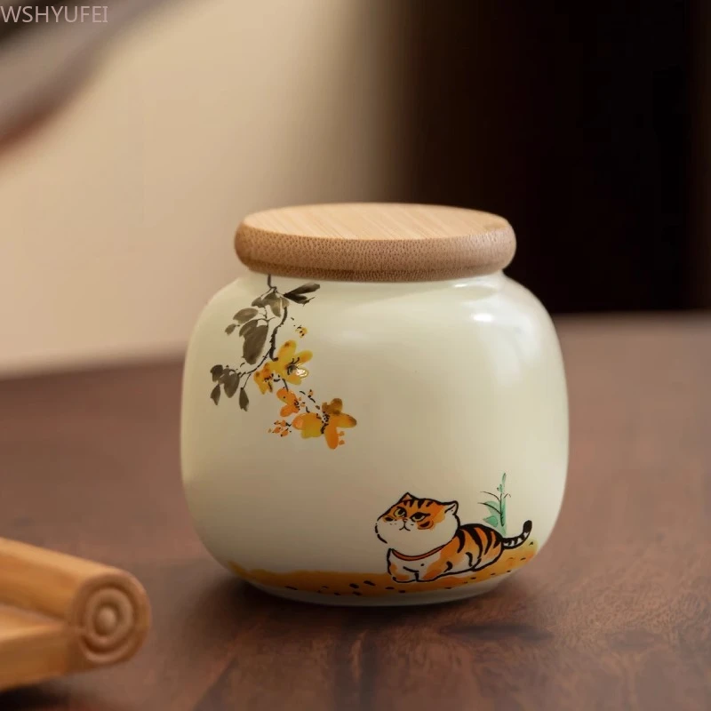 Urnes funéraires en céramique pour cendres humaines et animales, motif chat, 7,5x7 cm, 180 ml – Petite urne commémorative pour chat, chien ou animal de compagnie
