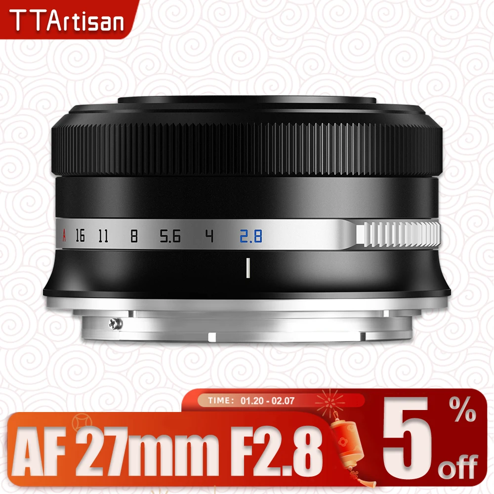 

TTArtisan AF 27mm F2.8 Z APS-C Frame Camera Lens for Street Photography Camera Lens with Nikon Z-mount Z50 Z30 Z5 ZFC Z7 Z9