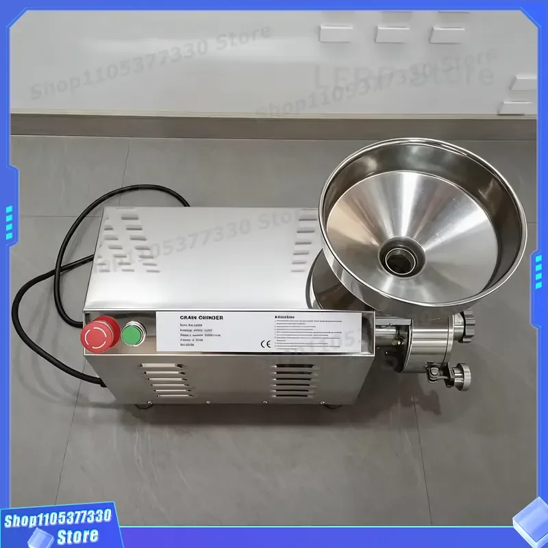 2200W Electric Coffee Bean Grinder Automatic Stainless Steel Industrial Mill 1000g Large Capacity Tank 220V Heavy Duty