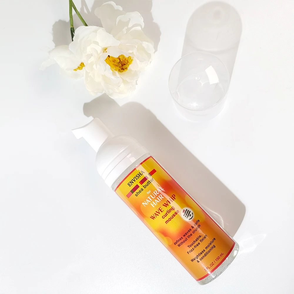 ENVISHA Curly Hair Bounce Haarpflege-Styling-Mousse, Curling Boost Cream, Styling-Schaum, feuchtigkeitsspendender Relaxer für Perücken, natürliches Elastin – Detail 11